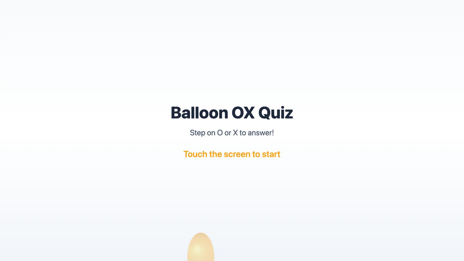 Balloon OX Quiz